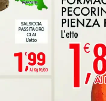 Salsiccia passitaio Crai