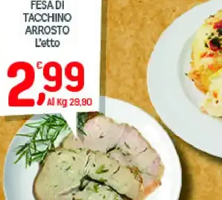 Fesa di tacchino arrosto