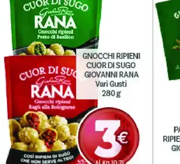 Gnocchi ripieni Cuor di sugo Giovanni Rana 280 g