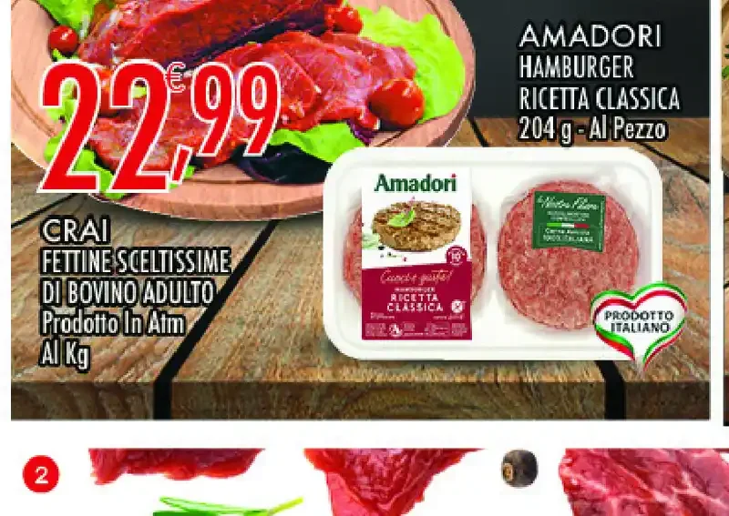 Fettine sceltissime di bovino adulto
