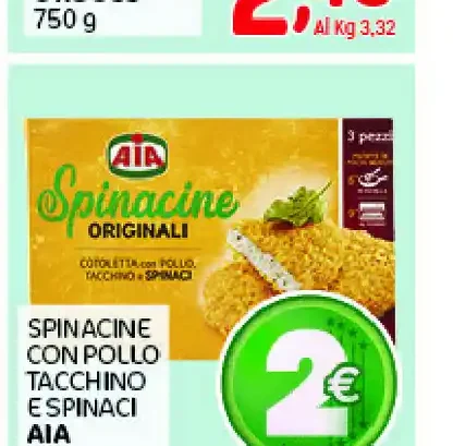 Spinacine con pollo e tacchino