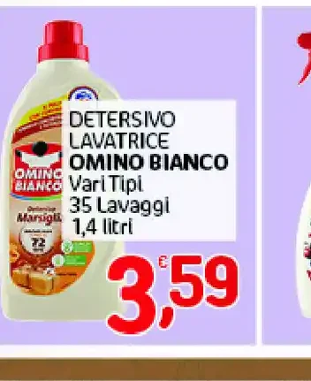 Detersivo lavatrice Omino Bianco