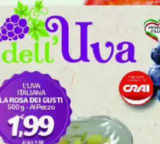 Uva italiana La Rosa dei Gusti