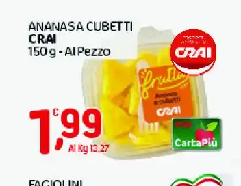 Ananas a cubetti Crai