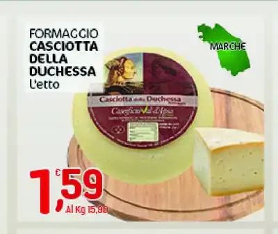 Formaggio Casciotta della Duchessa