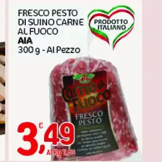 Fresco pesto di suino Cucinocare AIA