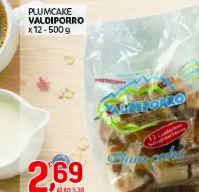 Plumcake Valdిపorro