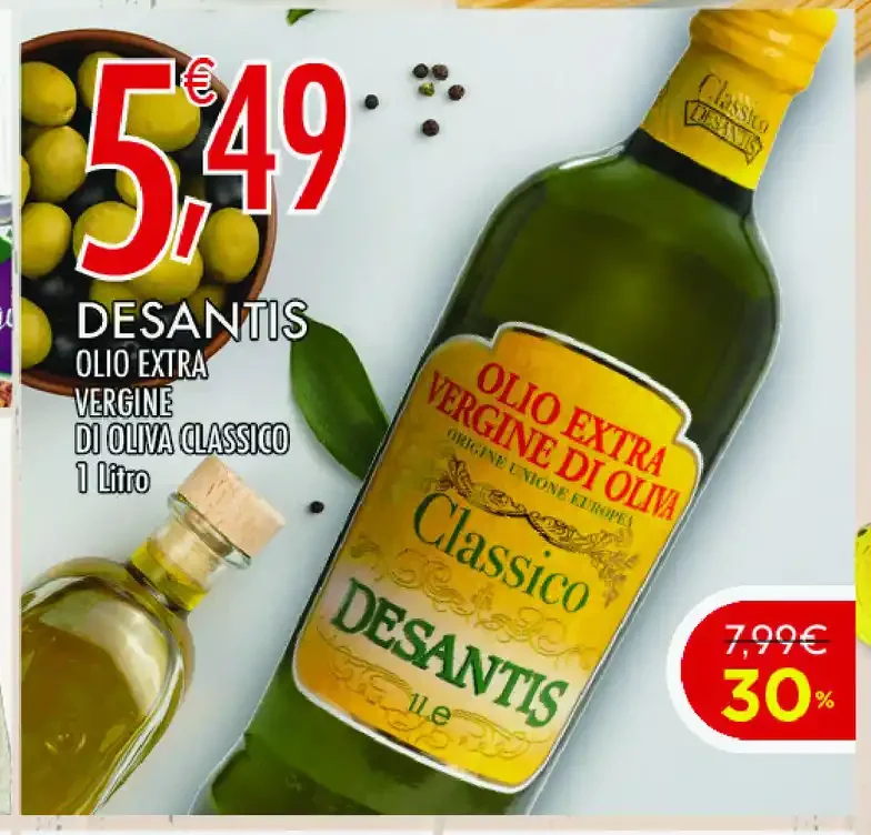 Olio extra vergine di oliva classico Desantis
