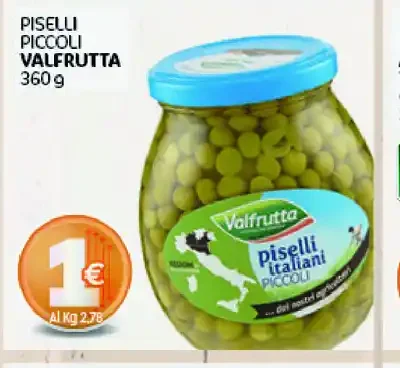 Piselli piccoli Valfrutta