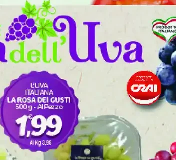 Uva italiana La Rosa dei Gusti