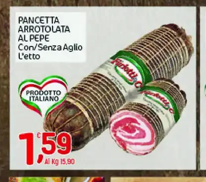 Pancetta arrotolata al pepe