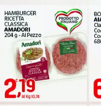 Hamburger ricetta classica Amadori