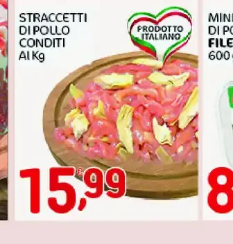 Straccetti di pollo conditi