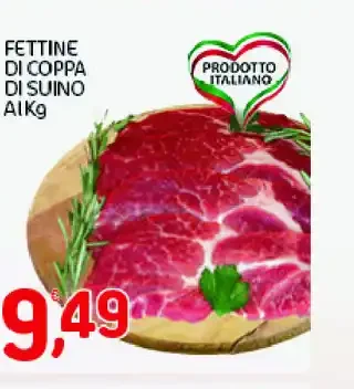 Fettine di coppa di suino