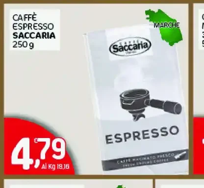 Caffè espresso Saccaria