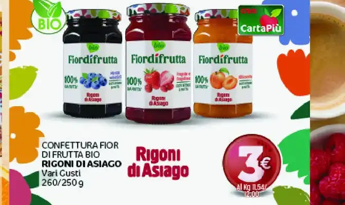 Confettura Fior di Frutta Rigoni di Asiago
