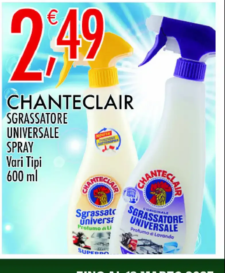 Sgrassatore universale spray Chanteclair