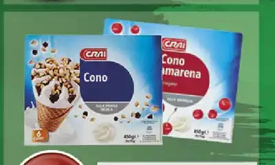 Coni gelato assortiti