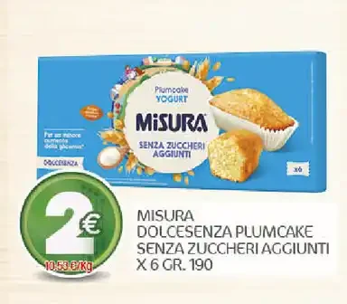 Plumcake Misura senza zuccheri aggiunti