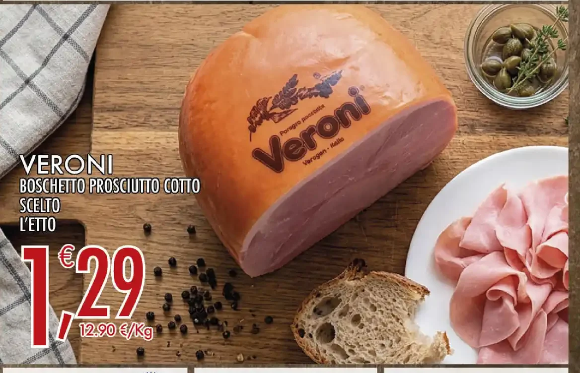 Prosciutto cotto Boschetto Veroni