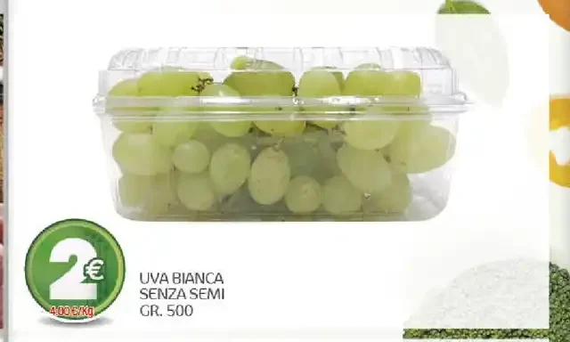 Uva bianca senza semi
