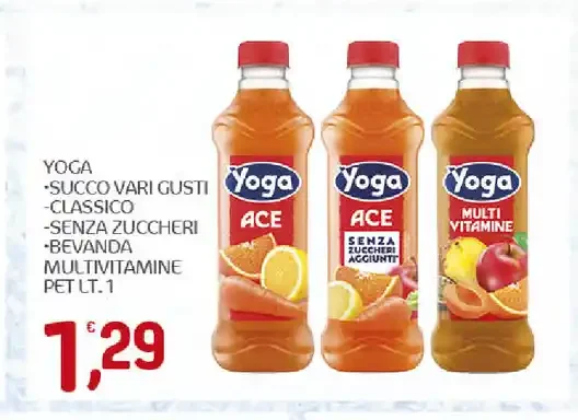 Succhi Yoga vari gusti