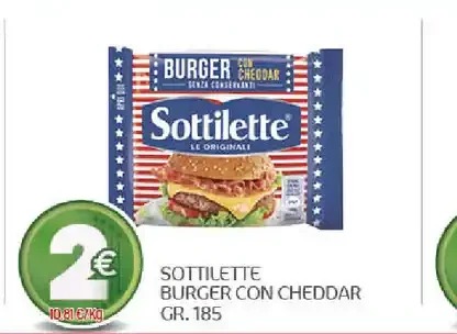 Burger con cheddar