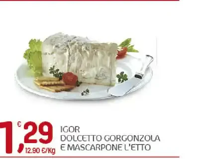 Dolcetto gorgonzola e mascarpone