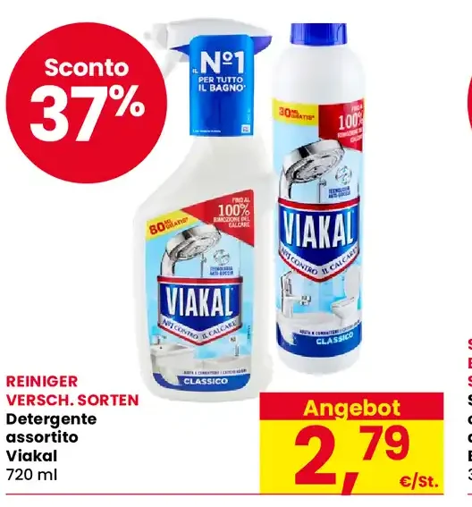 Detergente assortito Viakal