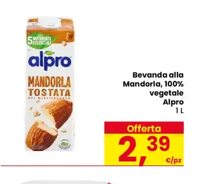 Bevanda alla mandorla 100% vegetale Alpro