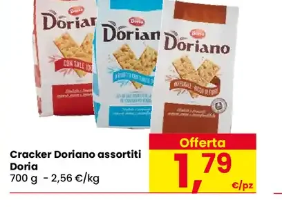 Cracker assortiti Doria