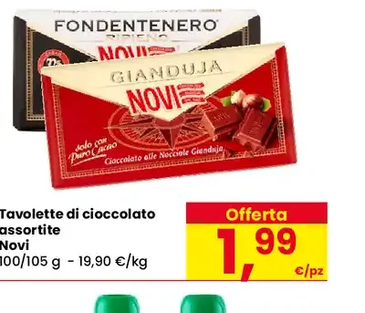Tavolette di cioccolato assortite