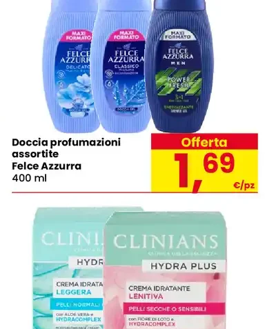 Doccia profumazioni assortite