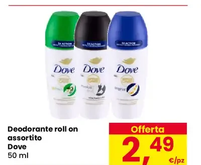Deodorante roll on assortito