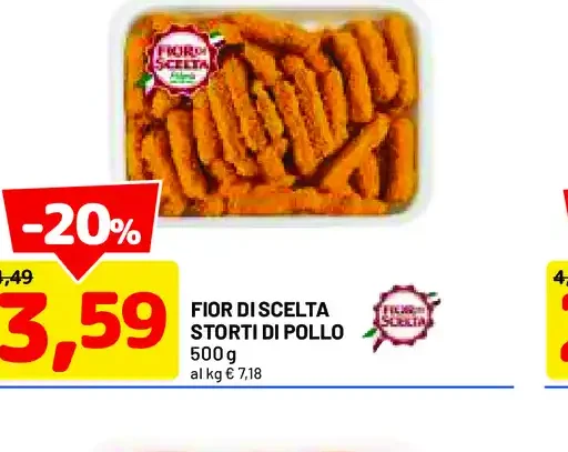 Fior di scelta storti di pollo