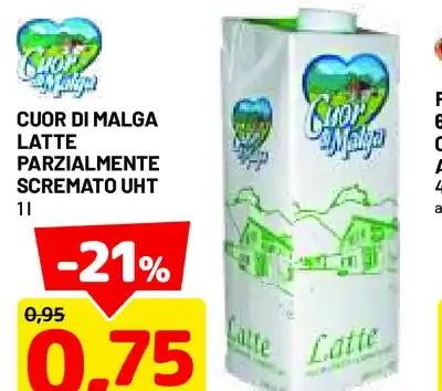 Latte parzialmente scremato