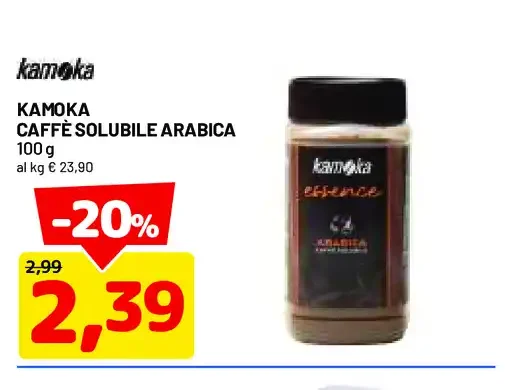 Caffè solubile arabica