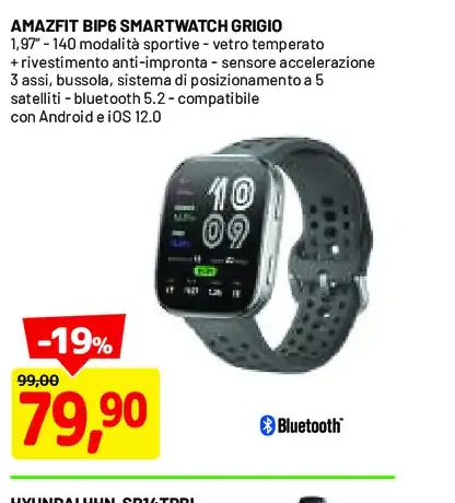 Smartwatch Amazfit Bip 6
