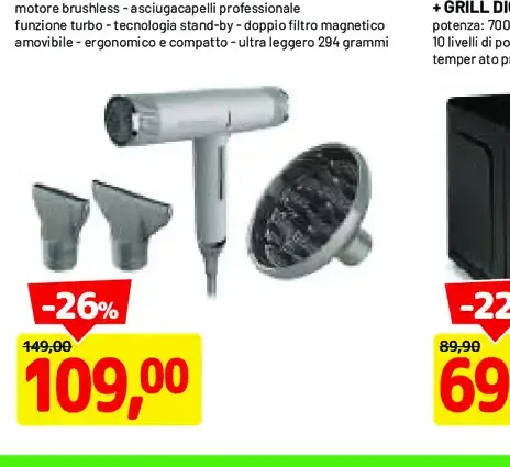 Asciugacapelli professionale GA.MA PH6060