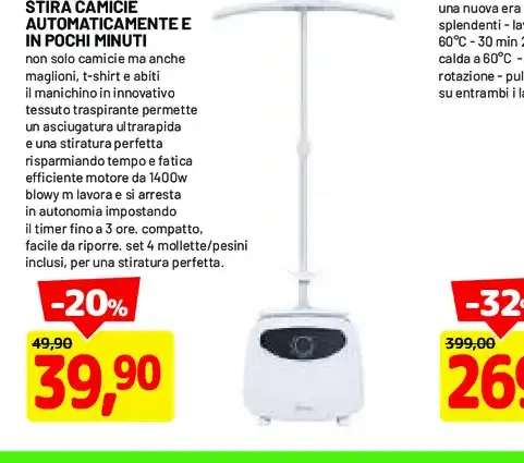 Asciugatrice e stiracamicie Ardes Blow M