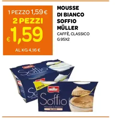 Mousse di bianco soffio