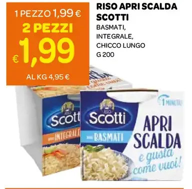 Riso apri scalda Scotti