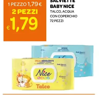 Salviette Baby Nice