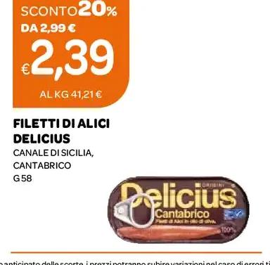 Filetti di alici