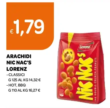 Arachidi Lorenz Nic Nac's