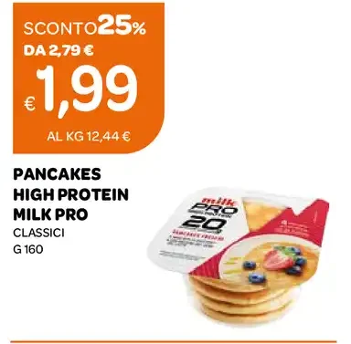 Pancakes High Protein Milk Pro