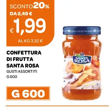 Confettura di frutta Santa Rosa