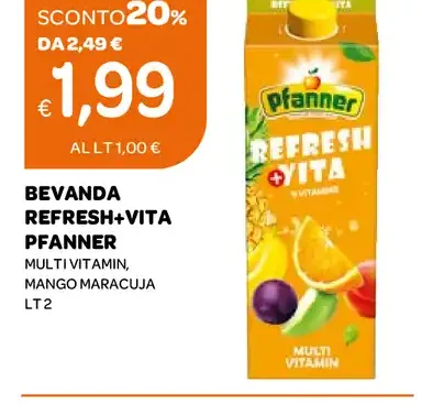 Bevanda Refresh+Vita Pfanner
