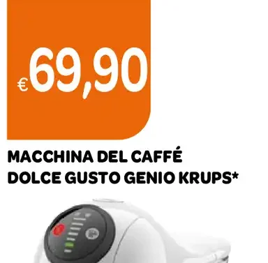 Macchina del caffè Dolce Gusto Genio Krups