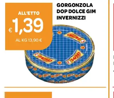 Gorgonzola DOP dolce Gim Invernizzi